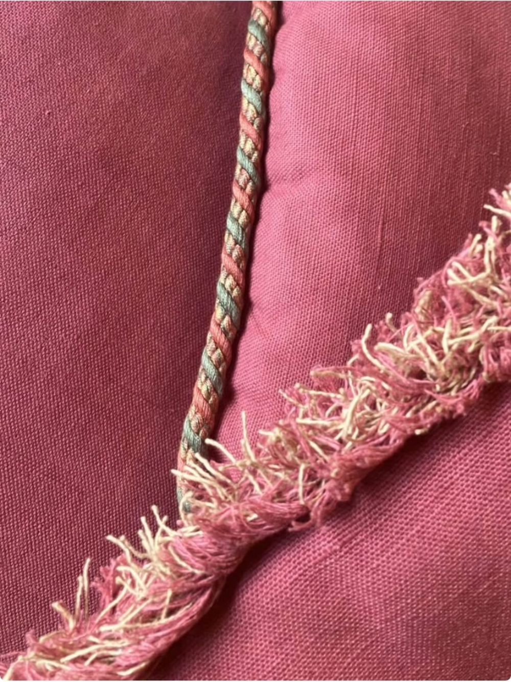Mauve pink throw pillows custom made